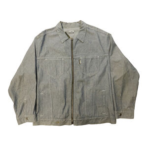 Vintage Iceberg Jeans Embroidered Logo Denim Jacket